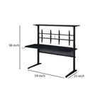 Tavolo da gioco Royal Hampton con porta USB, nero