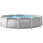 Intex: Prism Frame Premium Pool Set - 12ft x 30in, Grey, Above Ground Pool