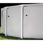 Intex : Piscine tubulaire Prism Frame Premium - 3,66 m x 76 cm, grise, piscine hors sol