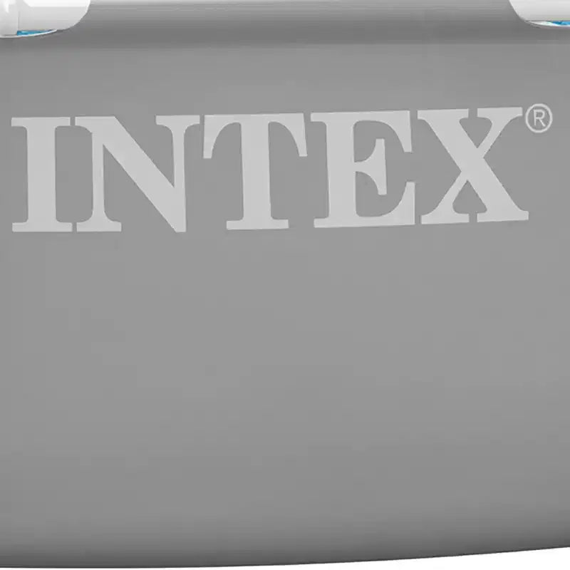 Intex : Piscine tubulaire Prism Frame Premium - 3,66 m x 76 cm, grise, piscine hors sol