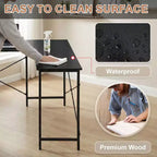 BestMassage Bureau d'ordinateur moderne en L pour bureau à domicile, bureau de jeu robuste avec support CPU et sac de rangement