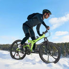 Bicicletta Pieghevole Mountain Bike da 26 Pollici con Ammortizzazione Completa, Trasmissione a 21 Velocità, Freni a Disco e Telaio in Acciaio ad Alto Tenore di Carbonio per Adulti Uomini e Donne