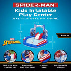 Centre de jeux aquatique gonflable Marvel Spider-Man, 2,11 m x 2,06 m x 1,27 m Activité pour enfants
