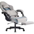 BALHAM TRADE-Chaise de bureau avec support lombaire réglable, appui-tête, repose-pieds et accoudoir à liaison pour personnes de grande taille