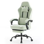 Sedia da ufficio ergonomica TUYOHW con braccioli imbottiti, sedia da gaming con supporto lombare, sedia girevole con ruote per casa, ufficio