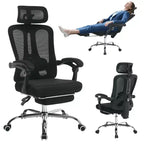Sedia reclinabile ergonomica Acekool con poggiapiedi, supporto lombare e poggiatesta regolabili, per casa, ufficio, sala giochi