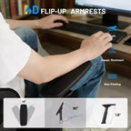 Sedia da gaming ergonomica in mesh per impieghi gravosi Sedia da ufficio con schienale alto, braccioli 4D ribaltabili, poggiatesta e supporto lombare regolabili, capacità 180 kg