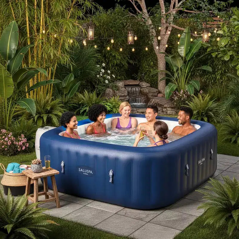 SaluSpa Hawaii Spa gonflable Energy-Smart AirJet 4 à 6 personnes avec contrôle par application