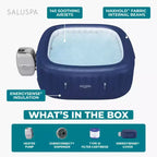 SaluSpa Hawaii Spa gonflable Energy-Smart AirJet 4 à 6 personnes avec contrôle par application