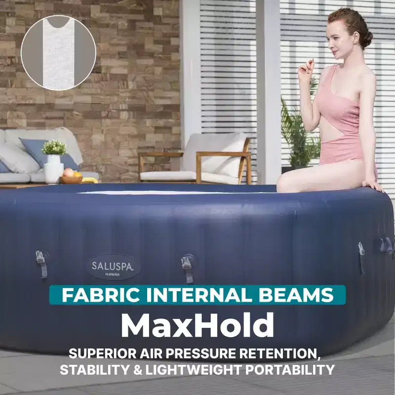SaluSpa Hawaii Spa gonflable Energy-Smart AirJet 4 à 6 personnes avec contrôle par application