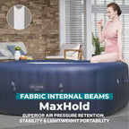 SaluSpa Hawaii Spa gonflable Energy-Smart AirJet 4 à 6 personnes avec contrôle par application