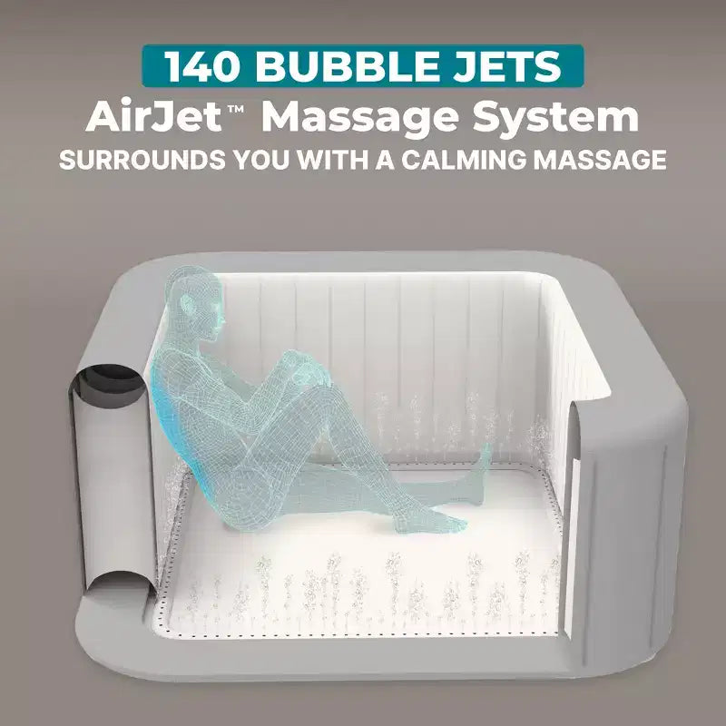 SaluSpa Hawaii Spa gonflable Energy-Smart AirJet 4 à 6 personnes avec contrôle par application