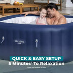 SaluSpa Hawaii Spa gonflable Energy-Smart AirJet 4 à 6 personnes avec contrôle par application