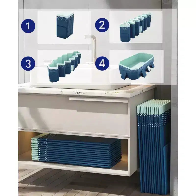 Piscine Gonflable Pliante CuisinSmart 2.1M, Grande Piscine Gonflable pour Enfants, Piscine en PVC pour Enfants pour Intérieur et Extérieur Jardin Terrasse, Bleue