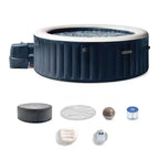 INTEX PureSpa Plus Bubble Massage Spa Set with Energy Efficient Cover, 85 x 28
