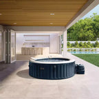 Ensemble spa de massage à bulles INTEX PureSpa Plus avec couvercle écoénergétique, 85 x 28