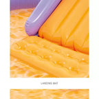 INTEX Dino Park Piscine gonflable pour enfants, centre de jeux pour enfants avec toboggan et pataugeoire