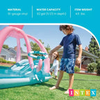 Piscine pour enfants gonflable INTEX Pieuvre Amie, centre de jeux, toboggan et pataugeoire