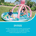 Piscine pour enfants gonflable INTEX Pieuvre Amie, centre de jeux, toboggan et pataugeoire