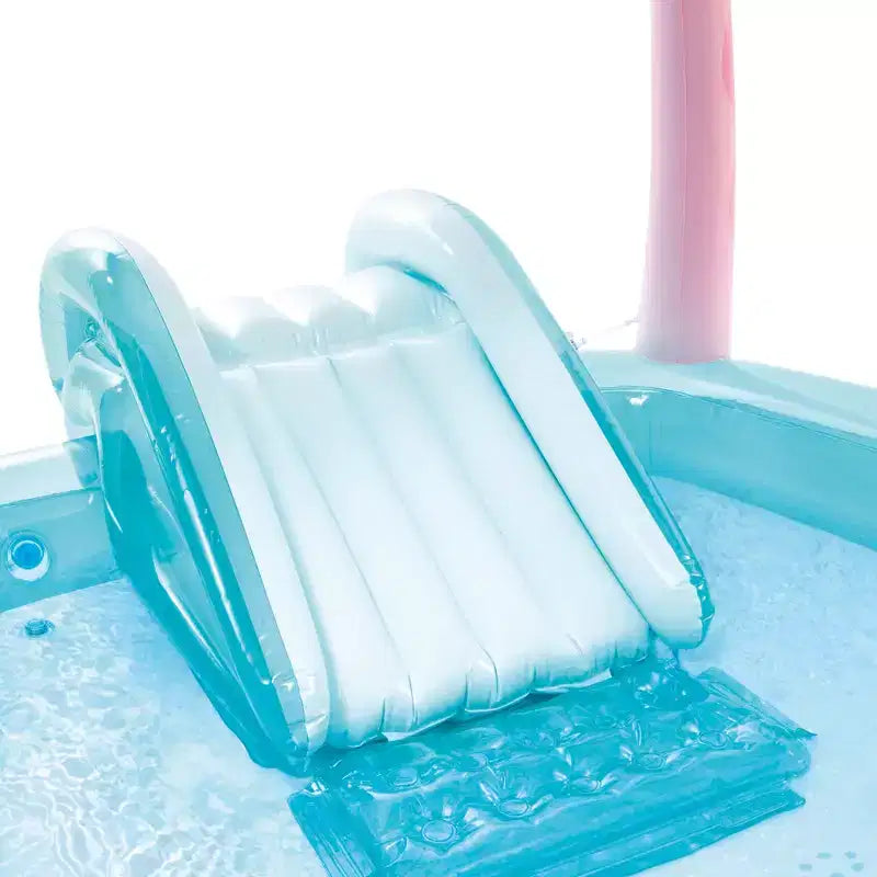 Piscine pour enfants gonflable INTEX Pieuvre Amie, centre de jeux, toboggan et pataugeoire