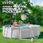 Piscine hors-sol INTEX Prism Frame 4,27 m x 1,07 m avec pompe de filtration