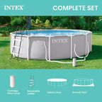 Piscine hors-sol INTEX Prism Frame 4,27 m x 1,07 m avec pompe de filtration
