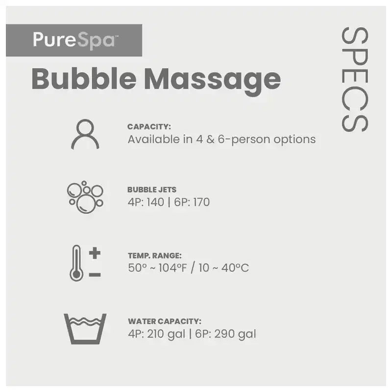 Ensemble Spa Intex PureSpa Plus à bulles avec couverture à faible consommation d'énergie, 77 x 28