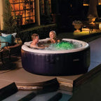 Ensemble Spa Intex PureSpa Plus à bulles avec couverture à faible consommation d'énergie, 77 x 28