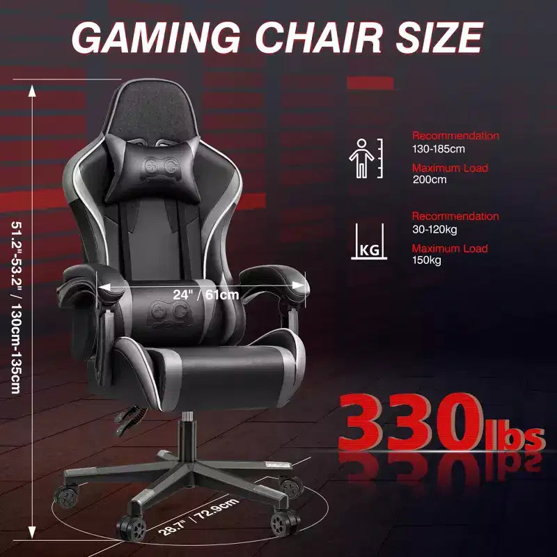Sedia da Ufficio Direzionale in Pelle KERDOM, Sedia da Ufficio Ergonomica con Schienale Alto e Supporto Lombare con Braccioli Imbottiti