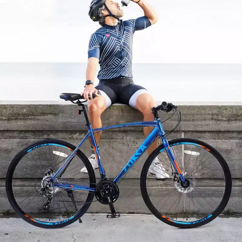 Vélo NAYSAYE 27,5 pouces 3x8/24 vitesses, freins à disque, cadre en aluminium, pour hommes et femmes, adolescents et adultes, pour le cyclisme urbain, 67,32 x 14,56 x 39,37