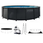 Intex 16ft X 48in Ultra XTR Above Ground Swimming Pool Set with Sand Filter Pump