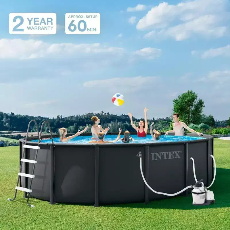 Piscine hors sol Intex Ultra XTR 4,88 m x 1,22 m avec pompe de filtration à sable