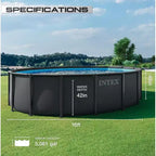 Piscine hors sol Intex Ultra XTR 4,88 m x 1,22 m avec pompe de filtration à sable