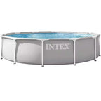 Intex 12ft X 30in Prism Frame Above Ground Swimming Pool (Pump Not Included)