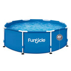 Funsicle 8' x 30 Outdoor Activity Round Frame Above Ground Swimming Pool Set