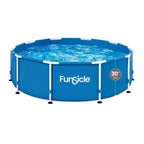 Funsicle 10' x 30 Outdoor Activity Round Frame Above Ground Swimming Pool Set