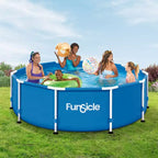 Piscine ronde hors-sol Funsicle 10' x 30" avec cadre pour activités extérieures