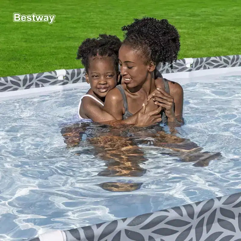 Piscine hors sol rectangulaire Bestway Steel Pro avec cadre en acier et liner en vinyle