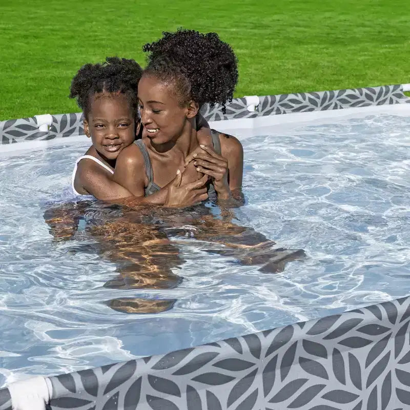 Piscine hors sol rectangulaire Bestway Steel Pro avec cadre en acier et liner en vinyle