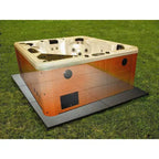 Confer Plastics Handi Spa Pad 32 x 48 x 2 Tapis modulaires connectables en plastique polyéthylène pour spa extérieur, fondation de spa résistante aux intempéries
