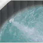 Ensemble Spa Combo Intex PureSpa Onyx Noir Octogonal Jet et Bulle Deluxe 4 Personnes