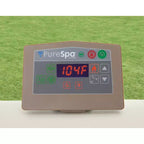 Intex : PureSpa : Chevron Deluxe - 4 places - Ensemble de spa gonflable d'extérieur crème