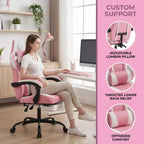Chaise de Gamer LauKingdom avec Repose-pieds, Fauteuil de Jeu Ergonomique à Dossier Haut, Appui-tête et Soutien Lombaire Réglables, Style Course en Cuir PU pour Bureau et Maison