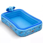 Elephant Inflatable Swimming Pool with Sprinkler, Large Inflatable Pool for Adults and Kids, Oversized Thickened Family Inflatable Pool