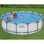 Bestway : Steel Pro MAX - 14' x 42, Gris - Piscine hors sol ronde