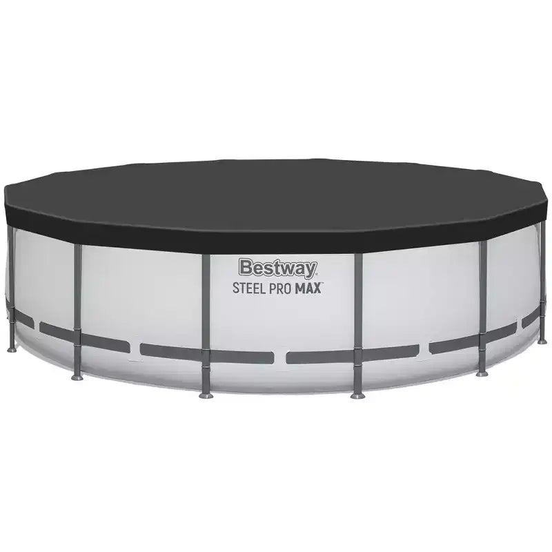 Bestway : Steel Pro MAX - 14' x 42, Gris - Piscine hors sol ronde