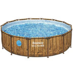 Bestway: Steel Pro MAX Splashview - 14' x 42, Brown - Round Above Ground Pool