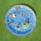 Bestway : Steel Pro MAX Splashview - 4,27 m x 1,07 m, Marron - Piscine Hors Sol Ronde