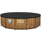 Bestway : Steel Pro MAX Splashview - 4,27 m x 1,07 m, Marron - Piscine Hors Sol Ronde