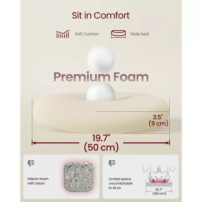 VASAGLE Sedia da Ufficio Ergonomica con Schienale in Rete, Supporto Lombare Regolabile, Funzione Inclinazione 90-105°, Sedile Ampio, Braccioli Ribaltabili